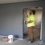 painting a room
