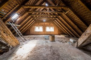 hot attic space